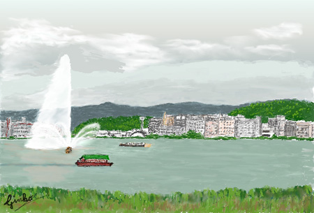 柴山潟より